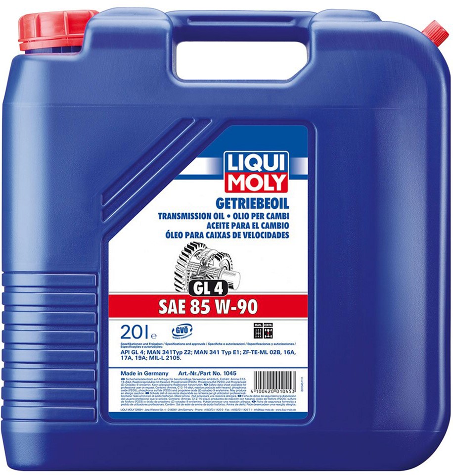 Олива трансмісійна LIQUI MOLY Getriebeoil (GL-4) 85W-90 20 л (1045)